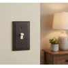 image:imageCosmas 25053ORB Oil Rubbed Bronze Single Toggle Switch Plate Switchplate Cover
