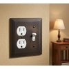 image:imageCosmas 25068ORB Oil Rubbed Bronze Single ToggleDuplex Combo Electrical Outlet Wall PlateCover