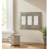 image:imageCosmas 25084SN Satin Nickel Triple GFIDecora Rocker Wall Switch Plate Switchplate CoverTriple GFI