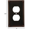 image:imageCosmas 44072SN Satin Nickel Single ToggleGFI Decora Rocker Combo Wall Switch Plate Switchplate CoverOil Rubbed Bronze