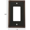 image:imageCosmas 44072SN Satin Nickel Single ToggleGFI Decora Rocker Combo Wall Switch Plate Switchplate CoverOil Rubbed Bronze