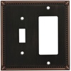 image:imageCosmas 44072SN Satin Nickel Single ToggleGFI Decora Rocker Combo Wall Switch Plate Switchplate CoverOil Rubbed Bronze