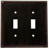 image:imageCosmas 44072SN Satin Nickel Single ToggleGFI Decora Rocker Combo Wall Switch Plate Switchplate CoverOil Rubbed Bronze