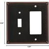 image:imageCosmas 44072SN Satin Nickel Single ToggleGFI Decora Rocker Combo Wall Switch Plate Switchplate CoverOil Rubbed Bronze
