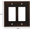 image:imageCosmas 44072SN Satin Nickel Single ToggleGFI Decora Rocker Combo Wall Switch Plate Switchplate CoverOil Rubbed Bronze