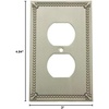 image:imageCosmas 44072SN Satin Nickel Single ToggleGFI Decora Rocker Combo Wall Switch Plate Switchplate CoverSatin Nickel