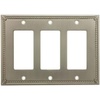 image:imageCosmas 44072SN Satin Nickel Single ToggleGFI Decora Rocker Combo Wall Switch Plate Switchplate CoverSatin Nickel
