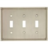 image:imageCosmas 44072SN Satin Nickel Single ToggleGFI Decora Rocker Combo Wall Switch Plate Switchplate CoverSatin Nickel