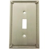image:imageCosmas 44072SN Satin Nickel Single ToggleGFI Decora Rocker Combo Wall Switch Plate Switchplate CoverSatin Nickel