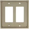 image:imageCosmas 44072SN Satin Nickel Single ToggleGFI Decora Rocker Combo Wall Switch Plate Switchplate CoverSatin Nickel