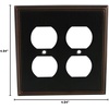 image:imageCosmas 65027ORB Oil Rubbed Bronze Single ToggleGFI Decora Rocker Combo Wall Switch Plate Switchplate CoverOil Rubbed Bronze