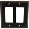 image:imageCosmas 65027ORB Oil Rubbed Bronze Single ToggleGFI Decora Rocker Combo Wall Switch Plate Switchplate CoverOil Rubbed Bronze