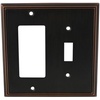 image:imageCosmas 65027ORB Oil Rubbed Bronze Single ToggleGFI Decora Rocker Combo Wall Switch Plate Switchplate CoverOil Rubbed Bronze