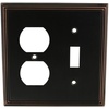 image:imageCosmas 65027ORB Oil Rubbed Bronze Single ToggleGFI Decora Rocker Combo Wall Switch Plate Switchplate CoverOil Rubbed Bronze