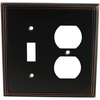 image:imageCosmas 65027ORB Oil Rubbed Bronze Single ToggleGFI Decora Rocker Combo Wall Switch Plate Switchplate CoverOil Rubbed Bronze