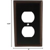 image:imageCosmas 65027ORB Oil Rubbed Bronze Single ToggleGFI Decora Rocker Combo Wall Switch Plate Switchplate CoverOil Rubbed Bronze