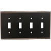 image:imageCosmas 65027ORB Oil Rubbed Bronze Single ToggleGFI Decora Rocker Combo Wall Switch Plate Switchplate CoverOil Rubbed Bronze