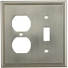 image:imageCosmas 65027ORB Oil Rubbed Bronze Single ToggleGFI Decora Rocker Combo Wall Switch Plate Switchplate CoverSatin Nickel