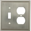 image:imageCosmas 65027ORB Oil Rubbed Bronze Single ToggleGFI Decora Rocker Combo Wall Switch Plate Switchplate CoverSatin Nickel
