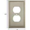 image:imageCosmas 65027ORB Oil Rubbed Bronze Single ToggleGFI Decora Rocker Combo Wall Switch Plate Switchplate CoverSatin Nickel