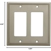 image:imageCosmas 65027ORB Oil Rubbed Bronze Single ToggleGFI Decora Rocker Combo Wall Switch Plate Switchplate CoverSatin Nickel