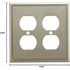 image:imageCosmas 65027ORB Oil Rubbed Bronze Single ToggleGFI Decora Rocker Combo Wall Switch Plate Switchplate CoverSatin Nickel