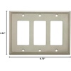 image:imageCosmas 65027ORB Oil Rubbed Bronze Single ToggleGFI Decora Rocker Combo Wall Switch Plate Switchplate CoverSatin Nickel
