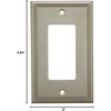 image:imageCosmas 65027ORB Oil Rubbed Bronze Single ToggleGFI Decora Rocker Combo Wall Switch Plate Switchplate CoverSatin Nickel