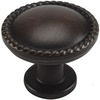 image:image10 Pack  Cosmas 4115ORB Oil Rubbed Bronze RopeScroll Cabinet Hardware Knob  114 Inch Diameter