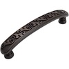 image:image25 Pack  Cosmas 4298ORB Oil Rubbed Bronze Floral Cabinet Hardware Handle Pull  334 Inch 96mm Hole Centers10