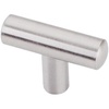 image:image25 Pack  Cosmas Hardware European Style Bar Cabinet Pull 2 Satin Nickel Tknob
