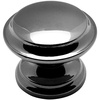image:imageCosmas 10 Pack 4251BN Black Nickel Cabinet Hardware Round Knob  138 Diameter  Wide Base