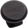 image:imageCosmas 10 Pack 4395ORB Oil Rubbed Bronze Round Solid Cabinet Hardware Knob  114 Diameter