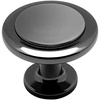 image:imageCosmas 10 Pack 5560BN Black Nickel Cabinet Hardware Round Knob  114 Diameter