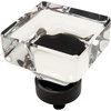 image:imageCosmas 10 Pack 6377ORBC Oil Rubbed Bronze Cabinet Hardware Square Knob with Clear Glass  138 Square10