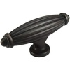 image:imageCosmas 10 Pack 7121ORB Oil Rubbed Bronze Country Style Cabinet Hardware Ribbed Knob  2916 Inch Long x 1116 Wide