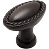 image:imageCosmas 25 Pack 4116ORB Oil Rubbed Bronze RopeScroll Cabinet Hardware Oval Oblong Knob
