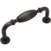 image:imageCosmas 25 Pack 7119ORB Oil Rubbed Bronze Country Style Cabinet Hardware Ribbed Handle Pull  3 Inch 76mm Hole Centers
