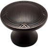 image:imageCosmas 25 Pack 9462ORB Oil Rubbed Bronze Cabinet Knobs  1516 Inch Round Kitchen Cabinet Hardware Craftsman Style Drawer Knobs for Cabinets Bathroom Vanity Dresser Furniture Includes Screws