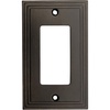 image:imageCosmas 25000ORB Oil Rubbed Bronze Single GFIDecora Rocker Wall Switch Plate Switchplate Cover