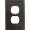 image:imageCosmas 25026ORB Oil Rubbed Bronze Single Duplex Electrical Outlet Wall PlateCover