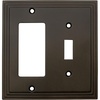 image:imageCosmas 25077ORB Oil Rubbed Bronze Single ToggleGFI Decora Rocker Combo Wall Switch Plate Switchplate Cover