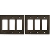 image:imageCosmas 25084ORB Oil Rubbed Bronze Triple GFIDecora Rocker Wall Switch Plate Switchplate CoverTriple GFI Pack of 2