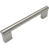 image:imageCosmas 377128SN Satin Nickel Cabinet Hardware Contemporary Style Bar Handle Pull  5 Inch 128mm Hole Centers 578 Overall Length1 Pack