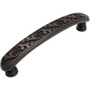 image:imageCosmas 4298ORB Oil Rubbed Bronze Floral Cabinet Hardware Handle Pull  334 Inch 96mm Hole Centers