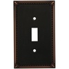 image:imageCosmas 44072SN Satin Nickel Single ToggleGFI Decora Rocker Combo Wall Switch Plate Switchplate CoverOilRubbed Bronze