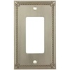 image:imageCosmas 44072SN Satin Nickel Single ToggleGFI Decora Rocker Combo Wall Switch Plate Switchplate CoverSatin Nickel