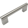 image:imageCosmas 5 Pack 377030SN Satin Nickel Cabinet Hardware Contemporary Style Bar Handle Pull  3 Inch 76mm Hole Centers 378 Overall Length
