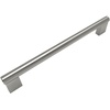 image:imageCosmas 5 Pack 377192SN Satin Nickel Cabinet Hardware Contemporary Style Bar Handle Pull  712 Inch 192mm Hole Centers 838 Overall Length