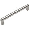 image:imageCosmas 5 Pack 703128SN Satin Nickel Contemporary Cabinet Hardware Bar Handle Pull  5 128mm Hole Centers